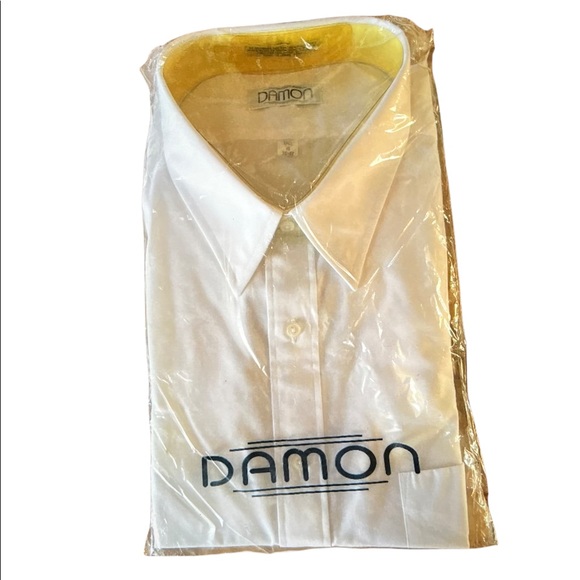 Damon Other - NWT DAMON MEN'S TALL WHITE LONG SLEEVE SHIRT 19